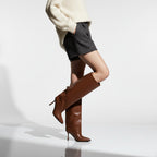 The Vesper Wide-Shaft Knee Boot
