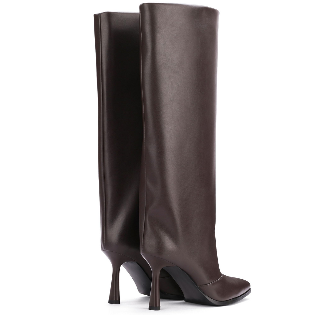 The Vesper Wide-Shaft Knee Boot
