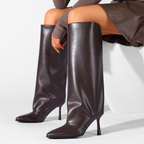 The Vesper Wide-Shaft Knee Boot