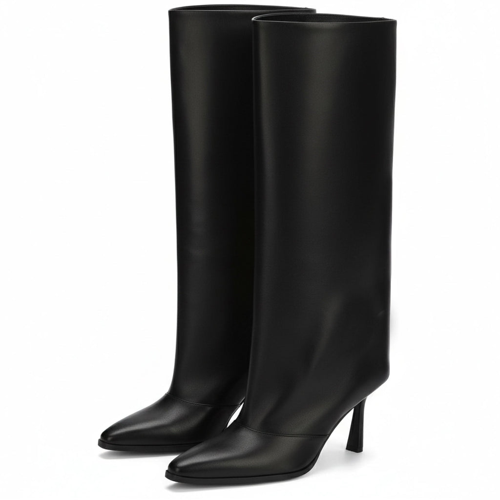 The Vesper Wide-Shaft Knee Boot