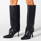 The Vesper Wide-Shaft Knee Boot