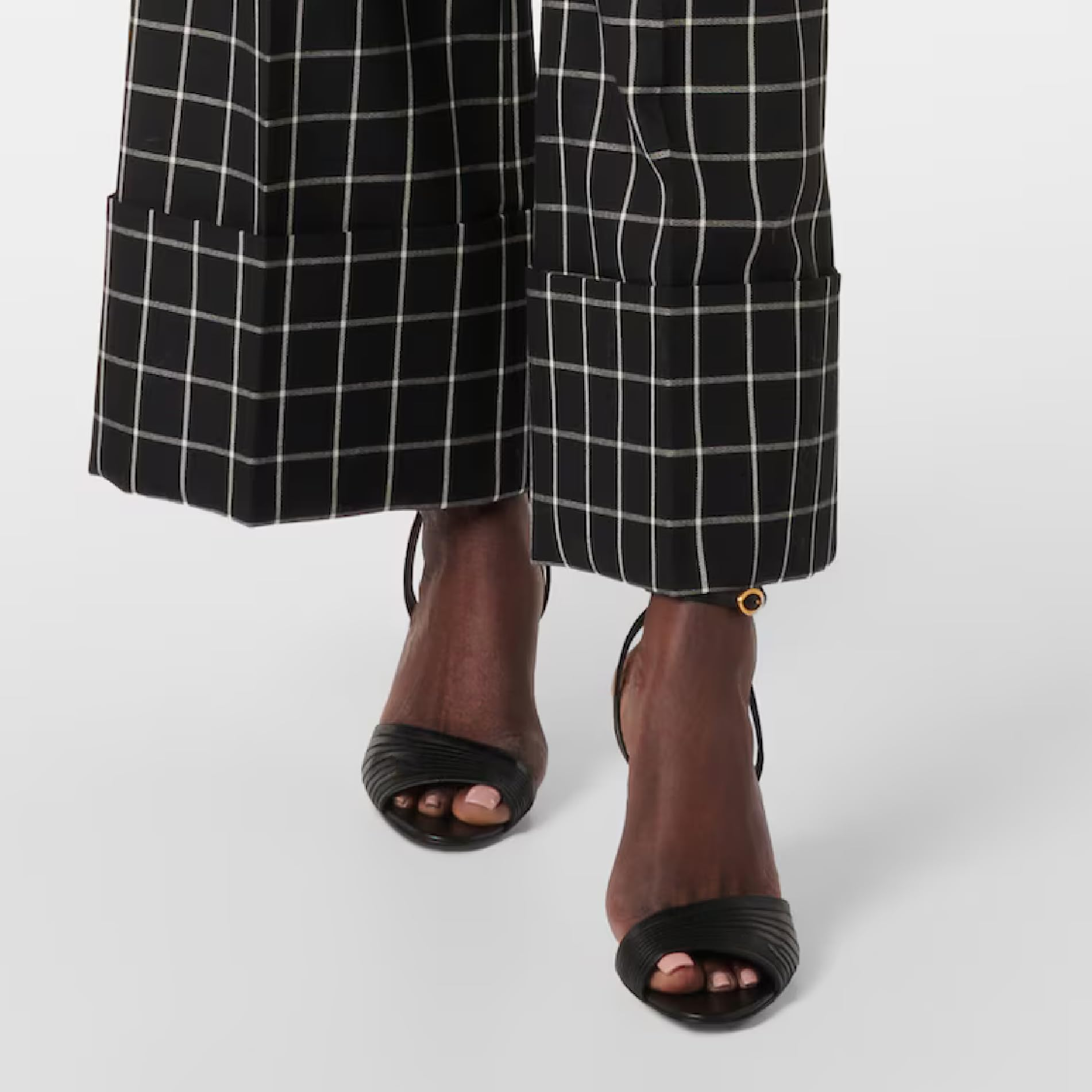 The Vivian Ribbed Stiletto Sandal