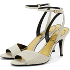 The Vivian Ribbed Stiletto Sandal