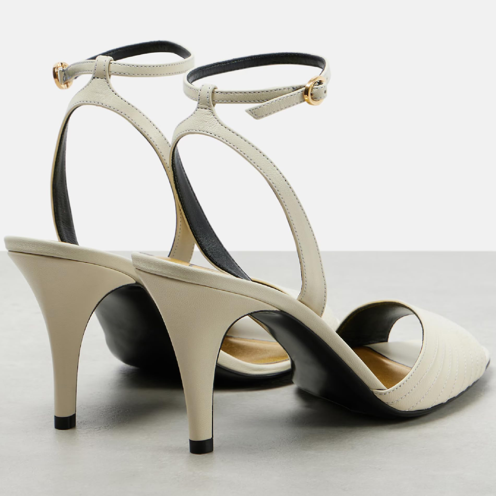 The Vivian Ribbed Stiletto Sandal