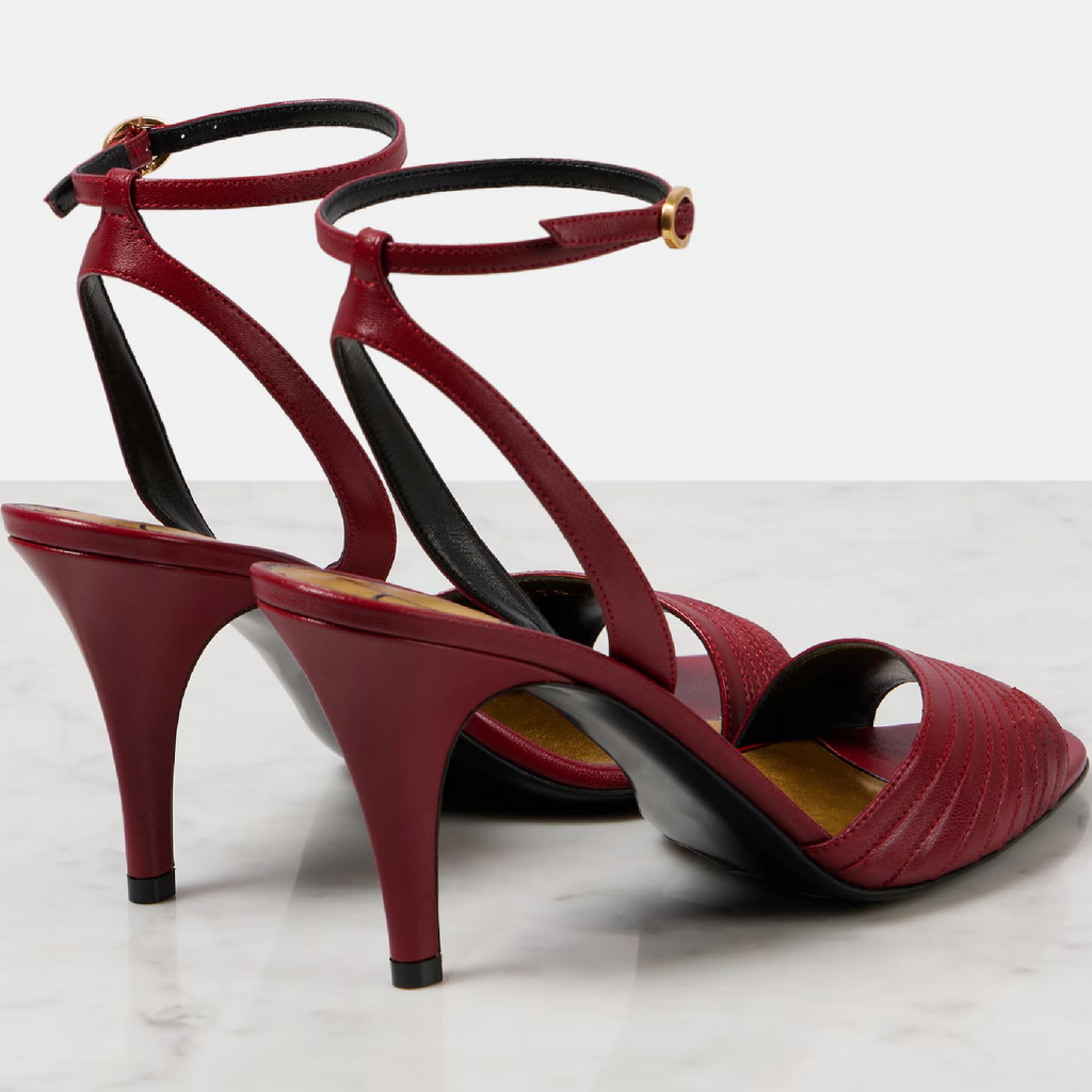 The Vivian Ribbed Stiletto Sandal