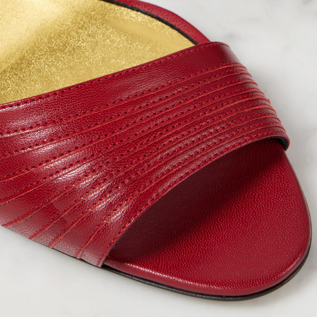 The Vivian Ribbed Stiletto Sandal